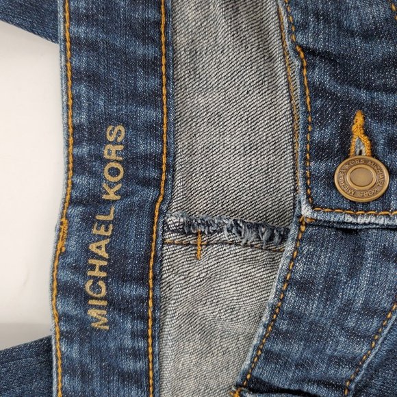 Michael Kors Womens Blue Jeans Size‎ 10 Boot Cut Straight - Picture 3 of 8